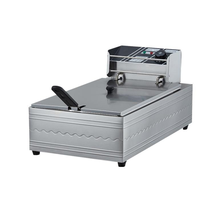 Multifunctional Commercial Stainless Steel Thick Electric Fryer Electric Boiler, Single Cylinder 6L, Single Cylinder 6L+Temperature Limiter, Single Cylinder 6L+Timer, Dual Cylinder 12L, Dual Cylinder 12L+Temperature Limiter, Dual Cylinder 12L+Timer����...