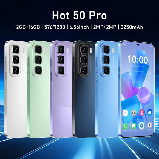 Hot 50 Pro / ZKU217, 2GB+16GB, 6.56 inch Android 8.1 MTK6580A Quad Core, Network: 3G, Dual SIM, EU Plug, US Plug, UK Plug, AU Plug