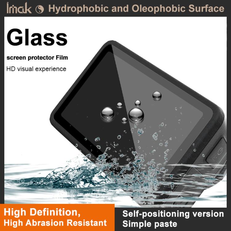 imak Tempered Glass Film with Camera Lens Film, Self-positioning Version, For GoPro HERO13 Black, For GoPro HERO12 Black
