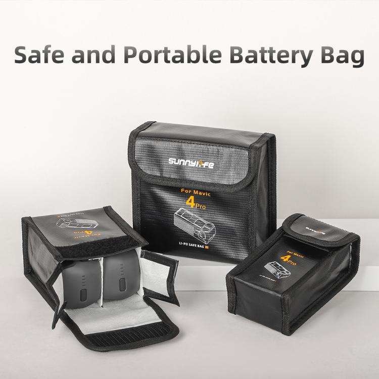 Sunnylife Battery Explosion-proof Safe Bag Protective Li-Po Safe Bag, For DJI Mavic 4 Pro