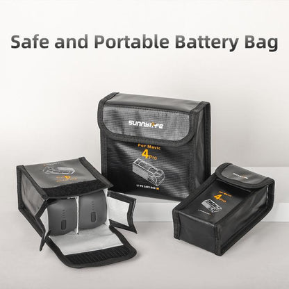 Sunnylife Battery Explosion-proof Safe Bag Protective Li-Po Safe Bag, For DJI Mavic 4 Pro