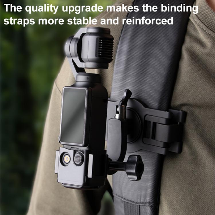 For DJI Osmo Pocket 3 Adapter Expansion Bracket, Frame with Screw, Frame with Backpack Clip, Frame with Head Strap, Frame with Chest Strap, Frame with Crab Clamp, Frame with Neck Bracket