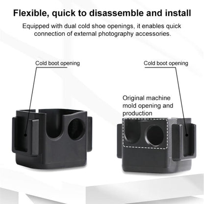 For DJI Osmo Pocket 3 Adapter Expansion Bracket, Frame with Screw, Frame with Backpack Clip, Frame with Head Strap, Frame with Chest Strap, Frame with Crab Clamp, Frame with Neck Bracket