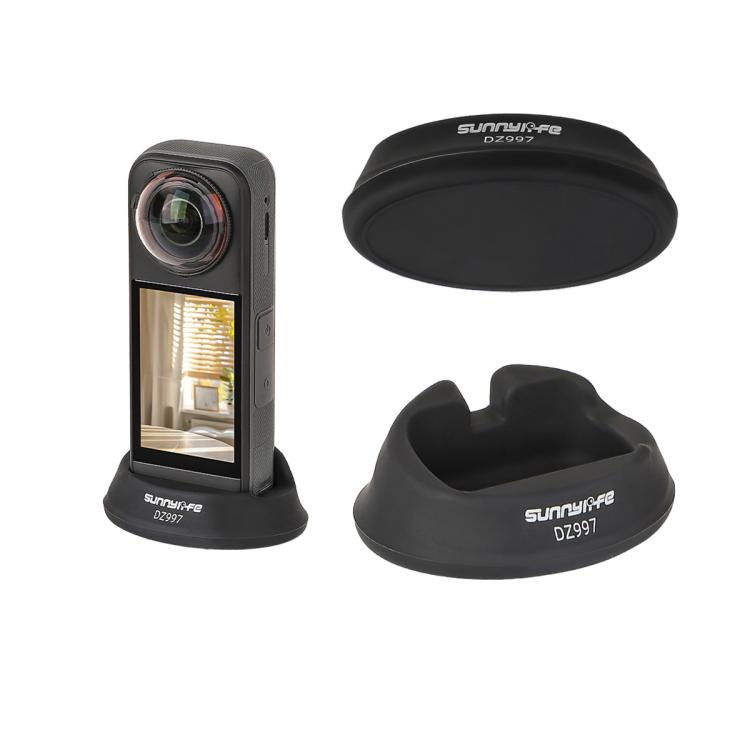 لحامل Insta360 X5 / X4 من Sunnylife، قاعدة حامل من السيليكون، قاعدة سيارة، قاعدة سطح الطاولة