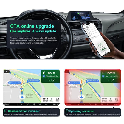2 in 1 Car CarPlay and Android Auto Wired to Wireless Smart Box Adapter Mini USB Converter, Mini USB Smart Box Adapter