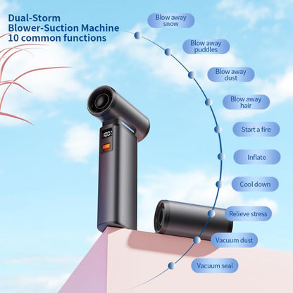 F1 Stepless Speed High-Power Turbo Handheld Fan