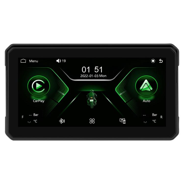 6 inch Motorcycle Wireless CarPlay and Android Auto Display Screen Navigator