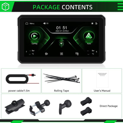 6 inch Motorcycle Wireless CarPlay and Android Auto Display Screen Navigator
