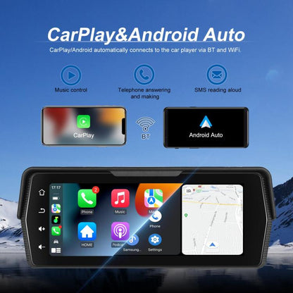 Portable Motorcycle Wireless CarPlay and Android Auto 6.86 inch HD Screen Waterproof Navigator