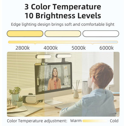 F-663 LED Monitor Screen Fill Light Video Conference Light
