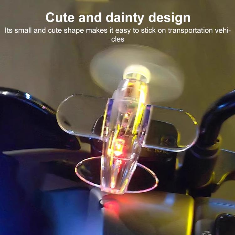 Small Airplane Shaped Motorcycle LED Colored Atmosphere Lights