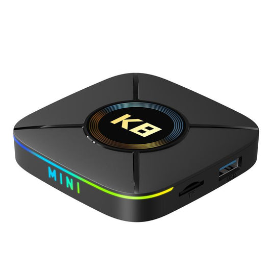 HK1 K8MINI 4K UHD Android 14 Smart TV Box with Remote Control, RK3518 Quad-Core