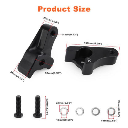 Motorcycle 2 inch Rear Slam Shock Lowering Blocks Kits for Harley 2002-2022