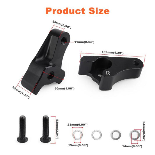 Motorcycle 2 inch Rear Slam Shock Lowering Blocks Kits for Harley 2002-2022