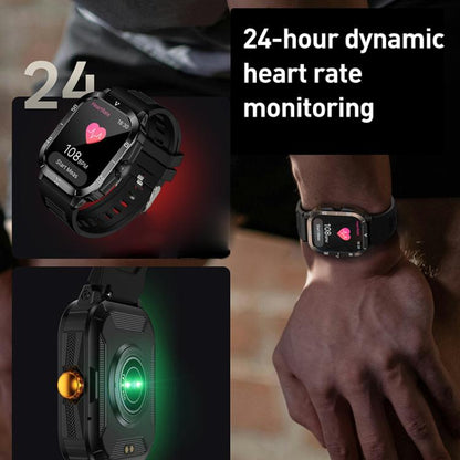 C50 Pro 2.19 inch TFT Screen BT Outdoor Sports Smart Watch Support Heart Rate Monitoring