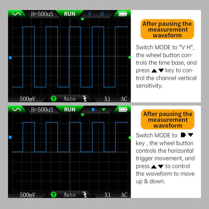 FNIRSI DSO510 Handheld Small Digital Portable Tablet Oscilloscope