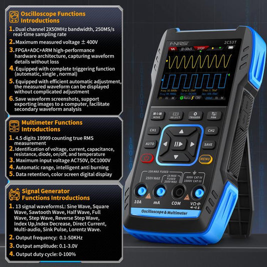 FNIRSI 2C53T Dual Channel 50M Digital Multimeter