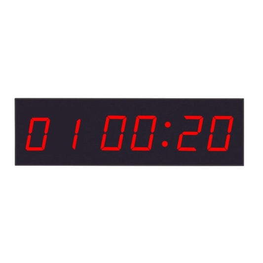 KYX--0018 Plastic Shell 1.8 inch 6-digit LED Sports Fitness Multi-function Timer, AU Plug, US Plug, EU Plug, UK Plug