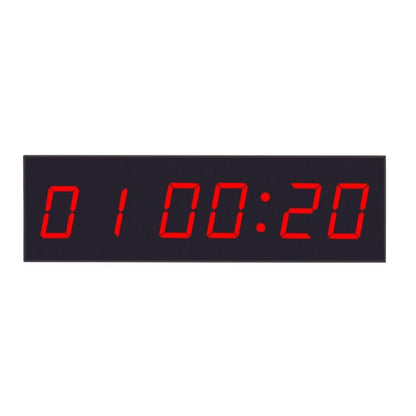 KYX--0018 Plastic Shell 1.8 inch 6-digit LED Sports Fitness Multi-function Timer, AU Plug, US Plug, EU Plug, UK Plug