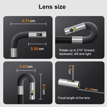TESLONG TF600 6 Inch Screen 360 Degree Steering Industrial Endoscope 1.55m Length