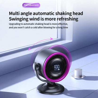 LS01 Bladeless Digital Display Desktop Circulation Fan