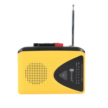 Tonivent TON009B Portable Tape Recorder Cassette Player Support FM / AM Radio