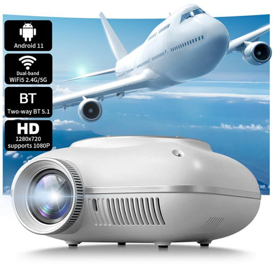 Cheerlux C1 Android Version 1280x720P 100ANSI Bluetooth 5.1 Smart Projector