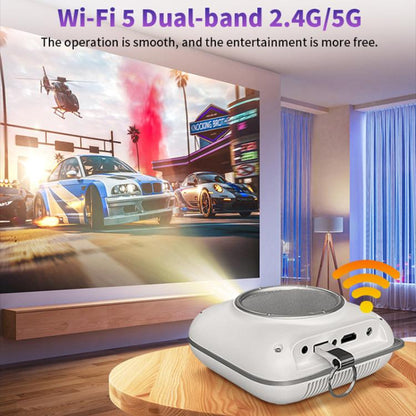 Cheerlux C1 Android Version 1280x720P 100ANSI Bluetooth 5.1 Smart Projector