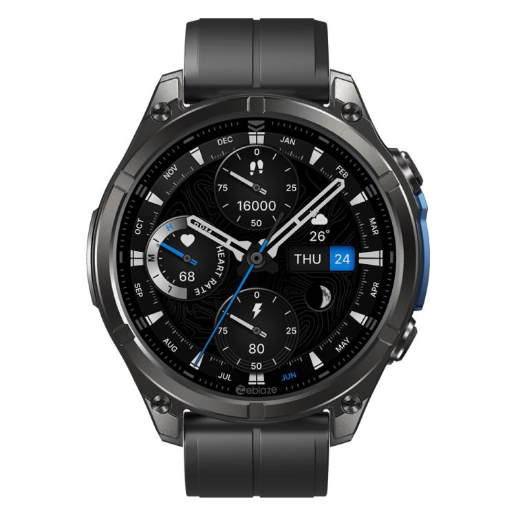 Zeblaze Vibe 8 Rugged Outdoor Smart Watch 1.43 inch Screen 5 ATM & IP69K Built-in Flashlight