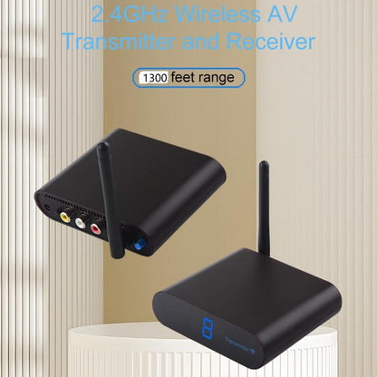 Measy AV240 2.4GHz Wireless Audio / Video Transmitter and Receiver with Infrared Return Function, Distance: 400m