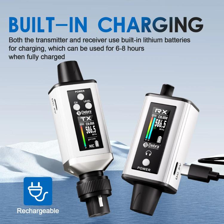 DEBRA EMX-1 Portable Wireless Monitor System Receiver + Earphones