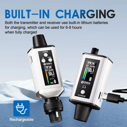DEBRA EMX-1 Portable Wireless Monitor System Receiver + Earphones