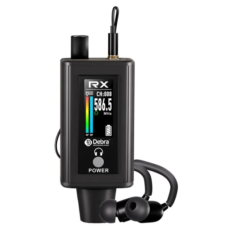 DEBRA EMX-1 Portable Wireless Monitor System Receiver + Earphones