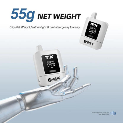 DEBRA ST-mini 2.4G Stereo Wireless Monitor System Receiver + Earphones