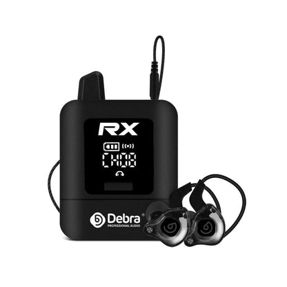 DEBRA ST-mini 2.4G Stereo Wireless Monitor System Receiver + Earphones