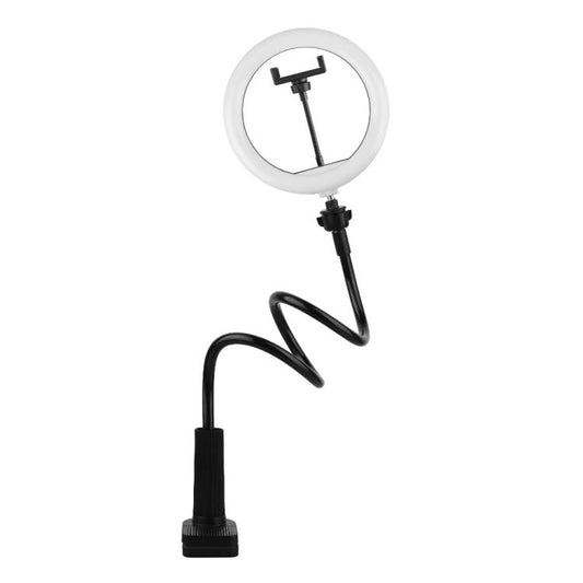 10 inch Striped Selfie Live Streaming Photography Lazy Stand LED Ring Fill Light Set