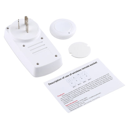 AK-DL220 220V Smart Wireless Remote Control Socket with Remote Control, AU Plug, EU Plug, UK Plug, US Plug