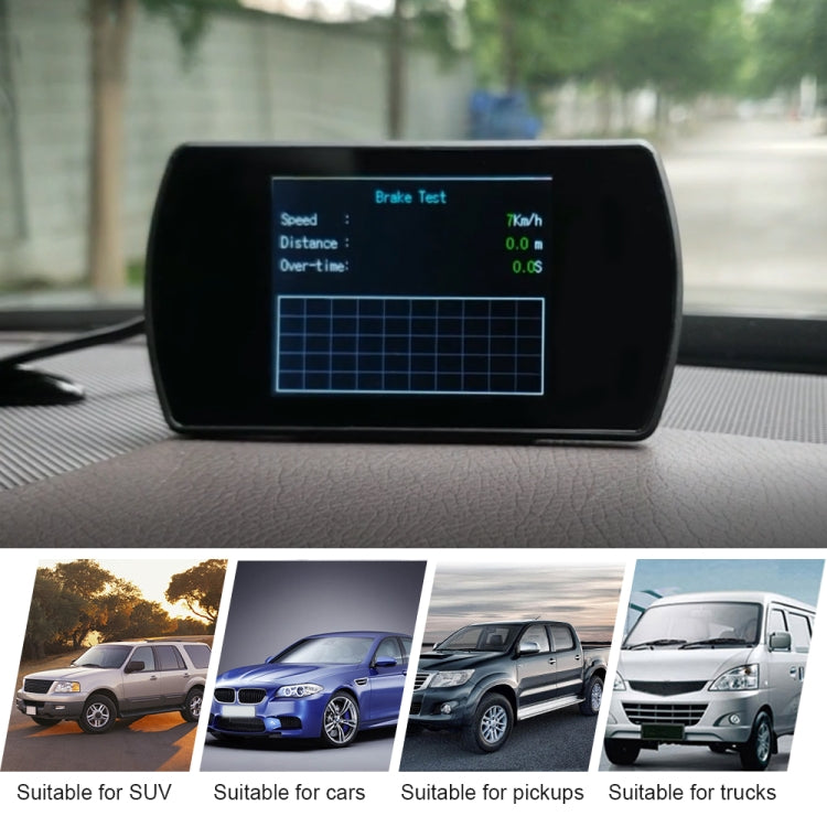 T800 Car HUD Head-up Display GPS Speed Display Speed / Voltage Alarm Altitude Display, T800