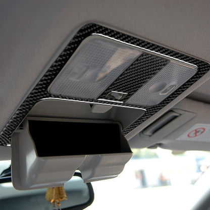 Car Carbon Fiber Hardtop Reading Light Decorative Sticker for Nissan 350z 2006-2009, Hardtop Reading Light