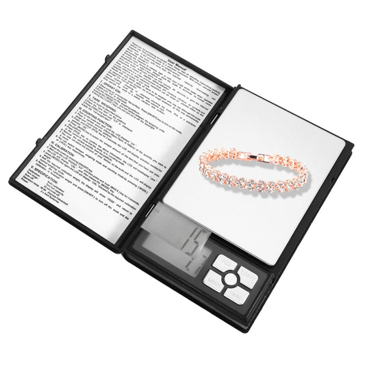 MH-1108 Notebook Shape High Precision Electronic Diamond Gold Jewelry Scale  (0.1g~2000g), Excluding Batteries, MH-1108 2000g