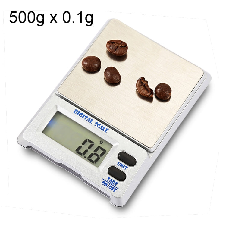 M-18 500g x 0.1g High Accuracy Digital Electronic Jewelry Scale Balance Device with 1.5 inch LCD Screen, 500g/0.1g
