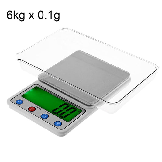 MH-885 6Kg x 0.1g High Accuracy Digital Electronic Portable Kitchen Scale Balance Device with 4.5 inch LCD Screen, 6Kg/0.1g