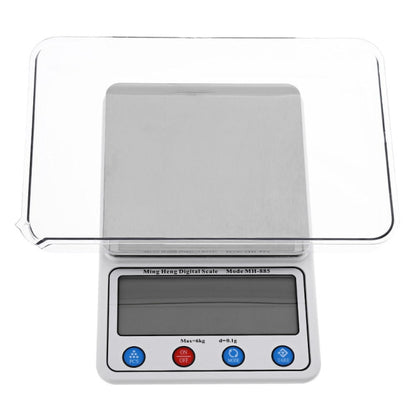 MH-885 6Kg x 0.1g High Accuracy Digital Electronic Portable Kitchen Scale Balance Device with 4.5 inch LCD Screen, 6Kg/0.1g
