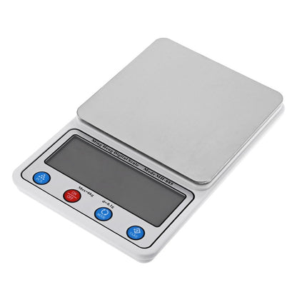 MH-885 6Kg x 0.1g High Accuracy Digital Electronic Portable Kitchen Scale Balance Device with 4.5 inch LCD Screen, 6Kg/0.1g