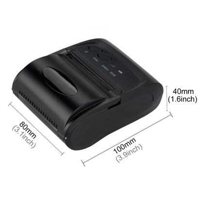 طابعة إيصالات حرارية بتقنية بلوتوث POS-5802 (أسود)، POS-5802