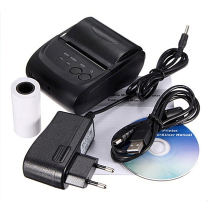طابعة إيصالات حرارية بتقنية بلوتوث POS-5802 (أسود)، POS-5802