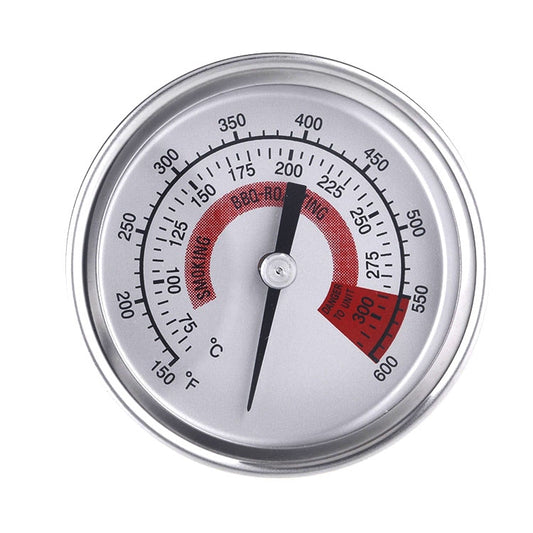 Stainless Steel Oven Thermometers BBQ Smoker Pit Grill Bimetallic Thermometer Temp Gauge Cooking Tools with Dual Display & Anti-fog Glass