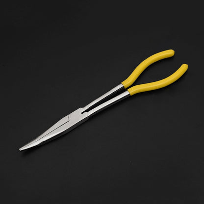 11 Inch Multi-function 25 Degree Bending Needle-nosed Pliers Hand Tool, 25 Degree Bending