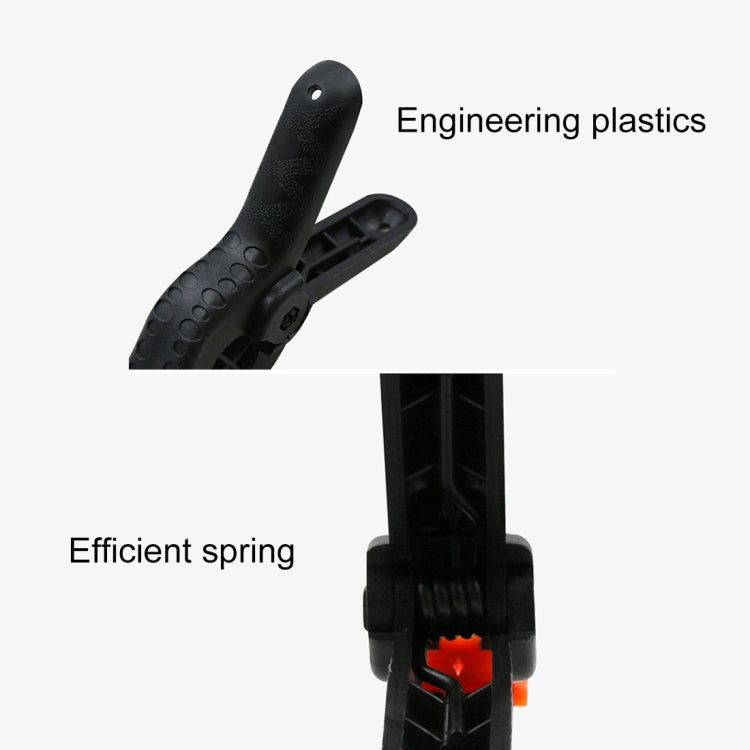 5 PCS Woodworking Photo Studio Photography Backdrop Nylon Clip Support Spring Clamp, Length: 117mm, Length: 117mm