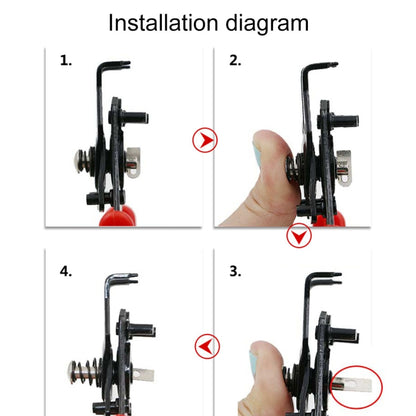 4 in 1 Pliers 10-15mm Snap Ring Circlip Plier Combination Retaining Clip 45-180 Degree, 4 in 1